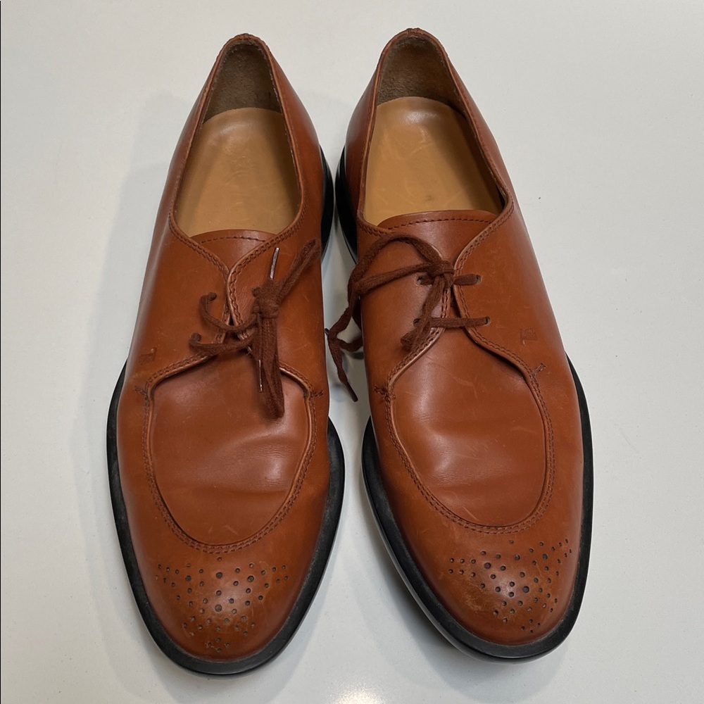 Tods women’s Brown Leather Derby driver Shoes